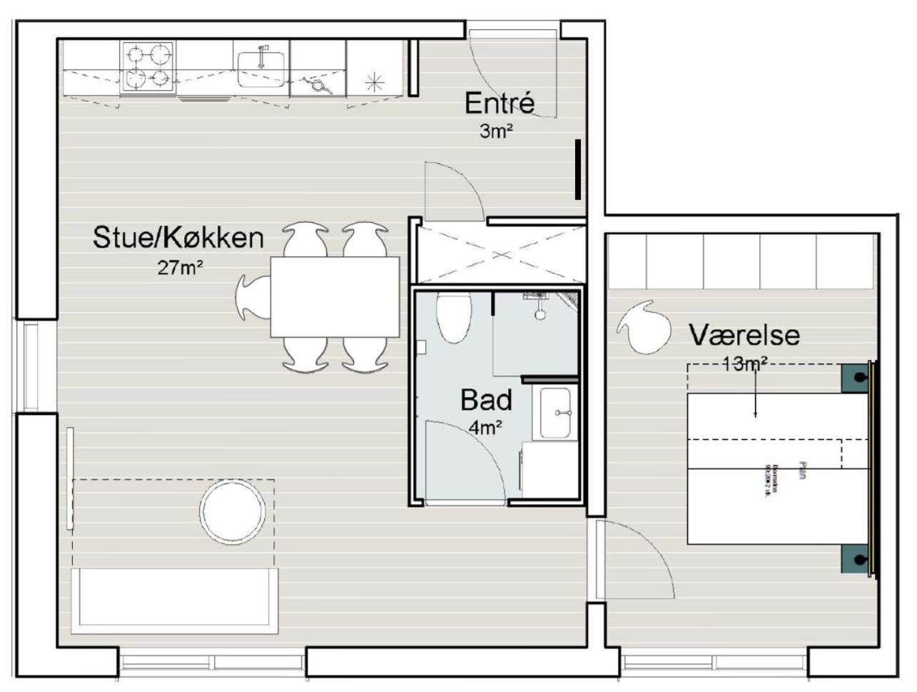 Hotel Aurora Apartments 努克 外观 照片